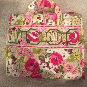 Vera Bradley travel cosmetic hanging bag